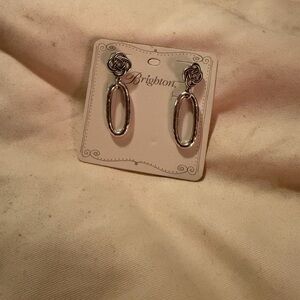 “Brighton” Knot Silver Earrings